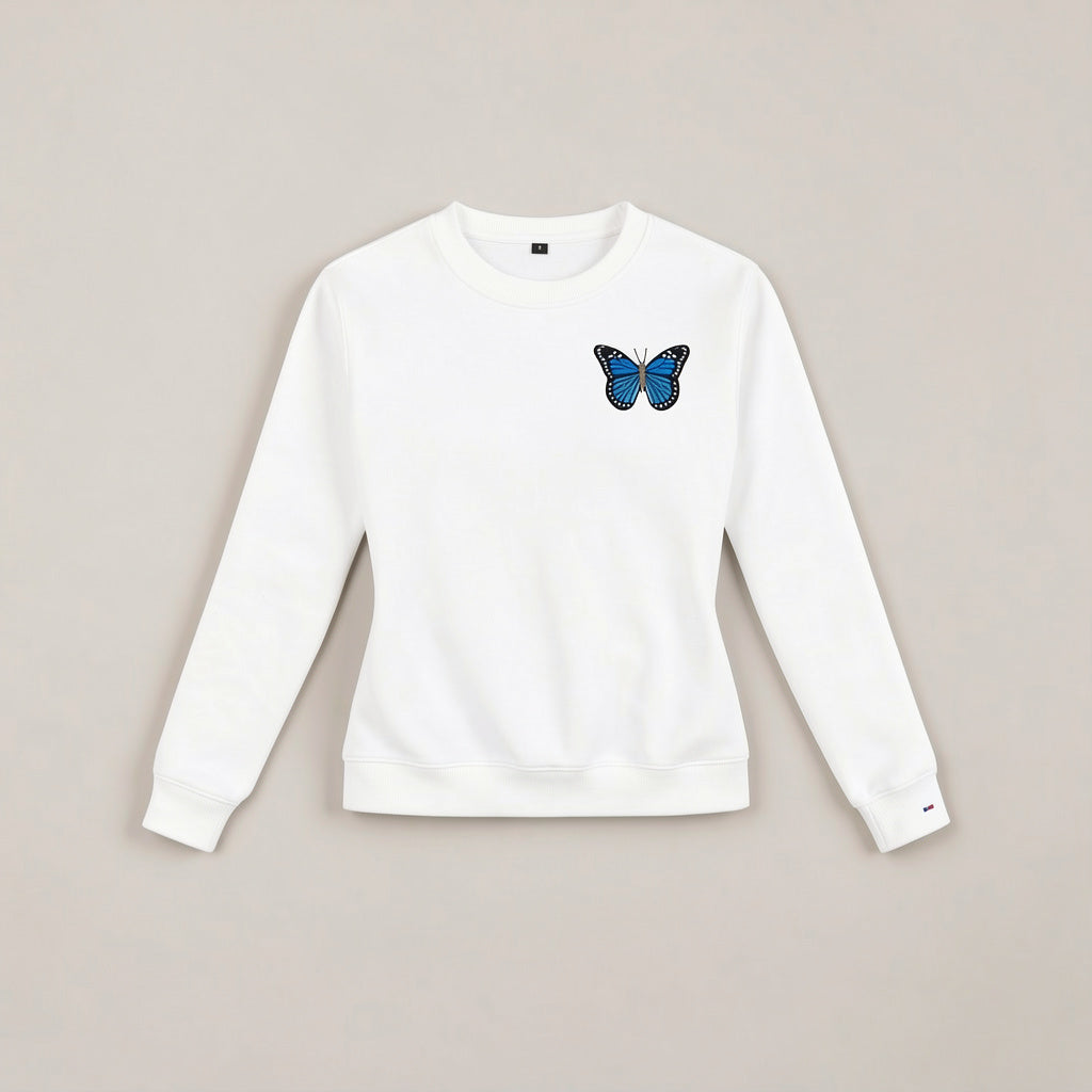 Butterfly Thread – Embroidered Crewneck